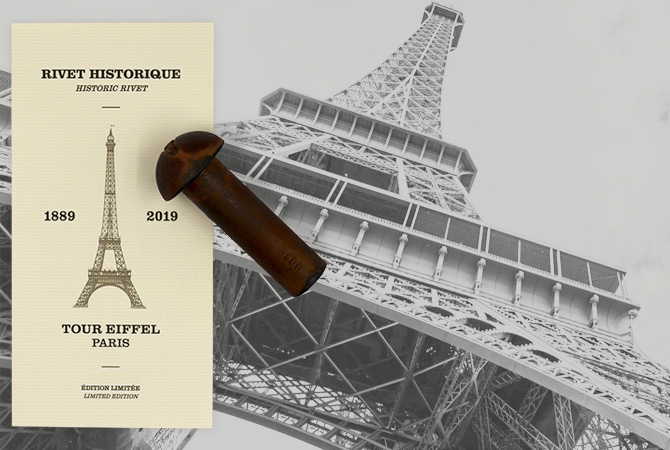 Le rivet historique de la tour Eiffel